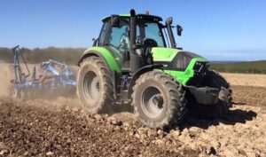 Tractor driving